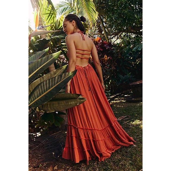 Free People extratropical maxi dress raspberry pink - Picture 3 of 13